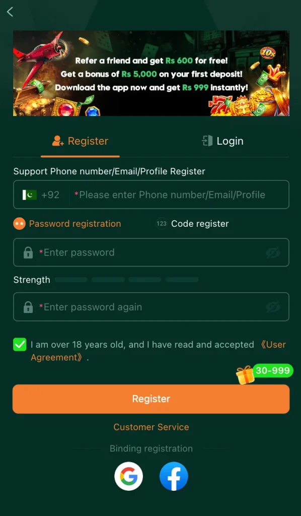 BetQQ REgister